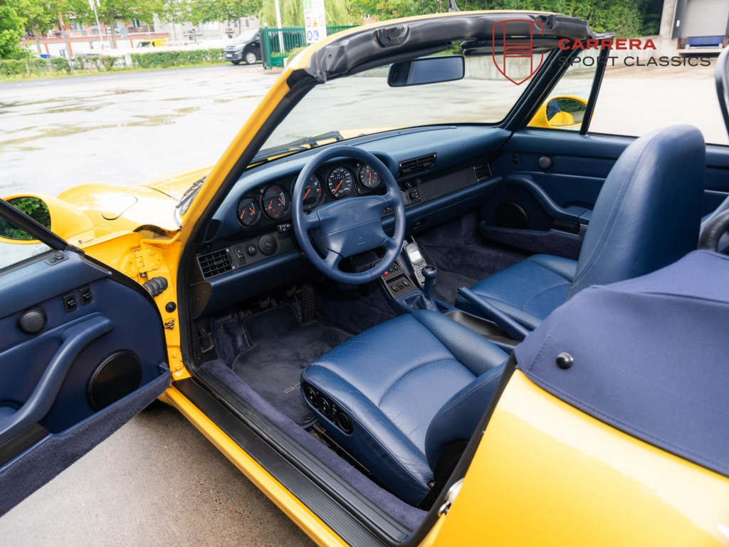 Porsche 911 Cabrio 993 C2 Varioram+G50/21! 3.6 / Speed yellow+nightblue/ unique top history 53149913-4.jpg | Carrera Sport Classics